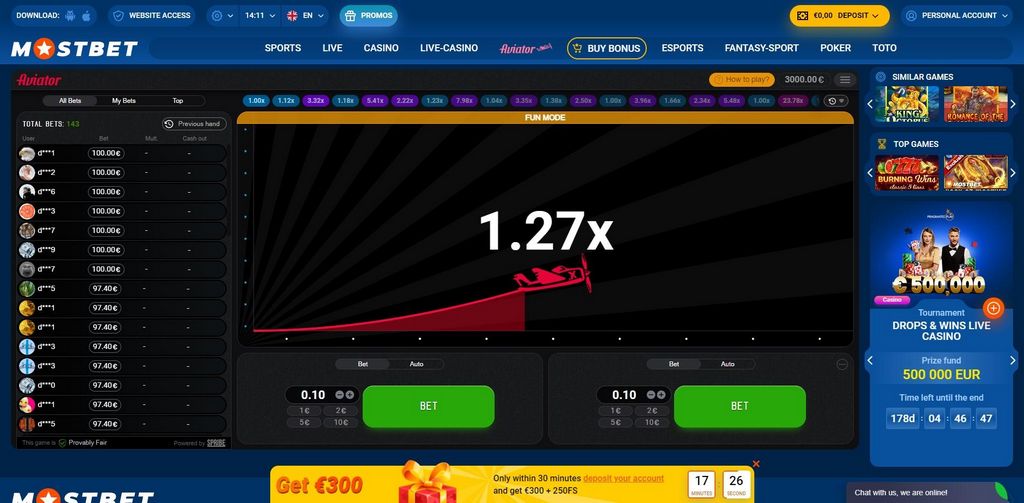 Mostbet Online Gambling Establishment CZ: Hrajte a vyhrajte ve velkém s bonusy